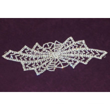 Neue Design Strass Applique Blume Appliques Für Hochzeitskleid